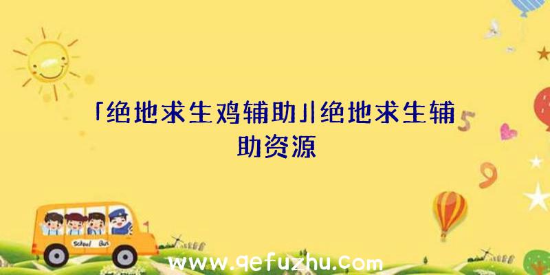 「绝地求生鸡辅助」|绝地求生辅助资源